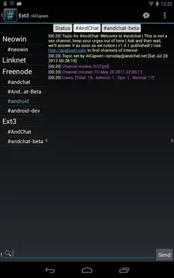AndChat android App screenshot 4
